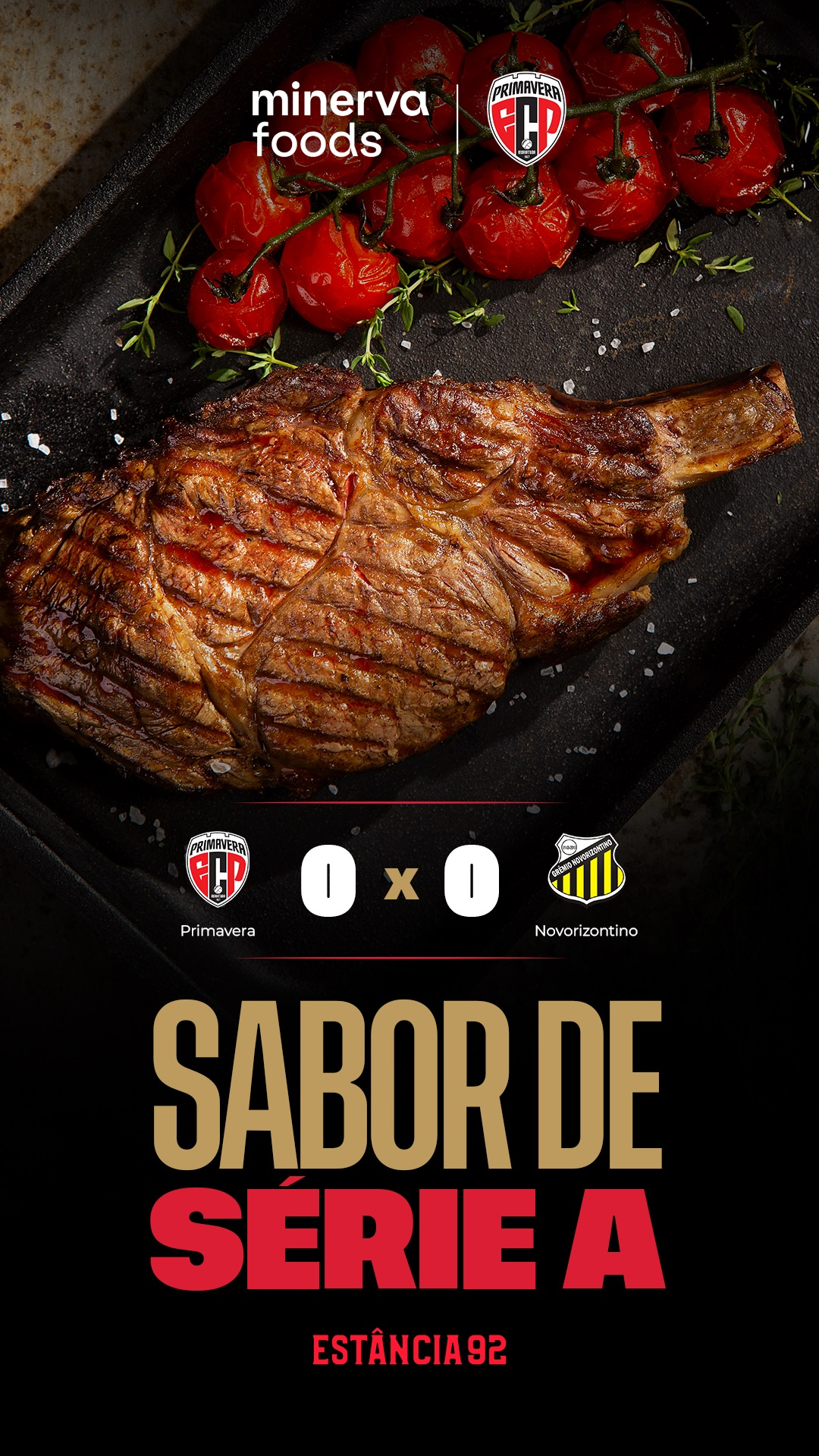 Sabor de Série A — Primavera 0 x 0 Novorizontino